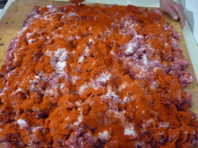 condimento della carne per la salsiccia